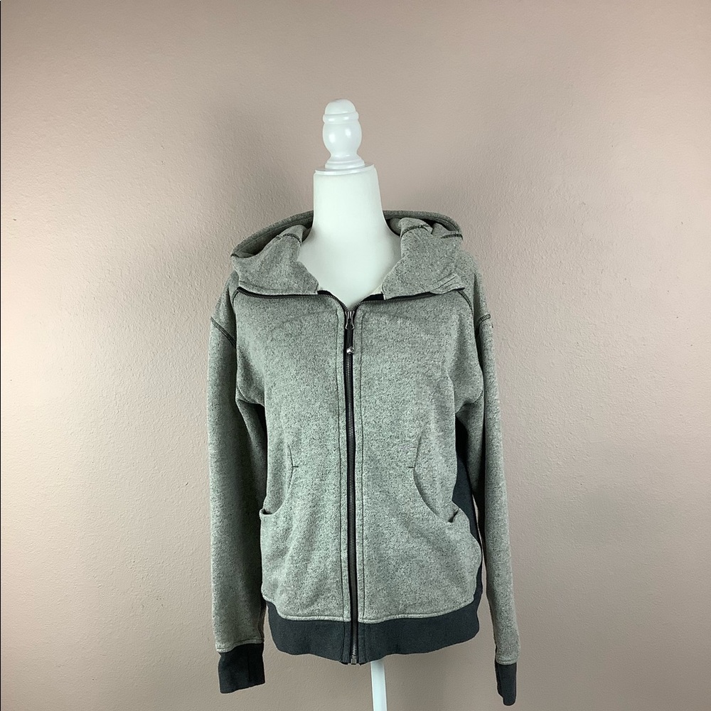Lululemon Large Grey Zip Up Hoodie.